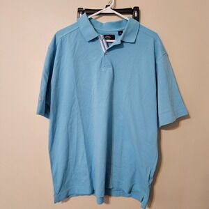 Callaway Polo X-Series Mens XL Golf Shirt Light Blue Short Sleeve